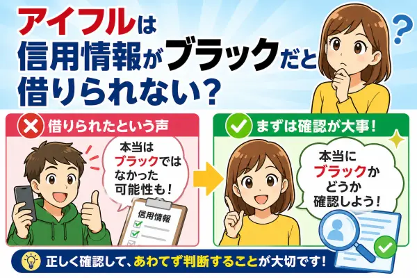 アイフルはブラックでも借りられる?