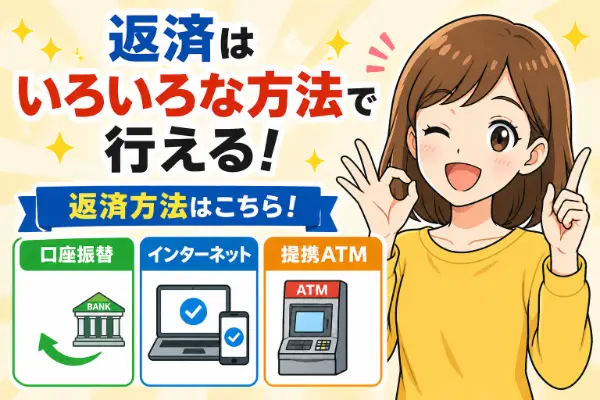 カードレスでの返済方法