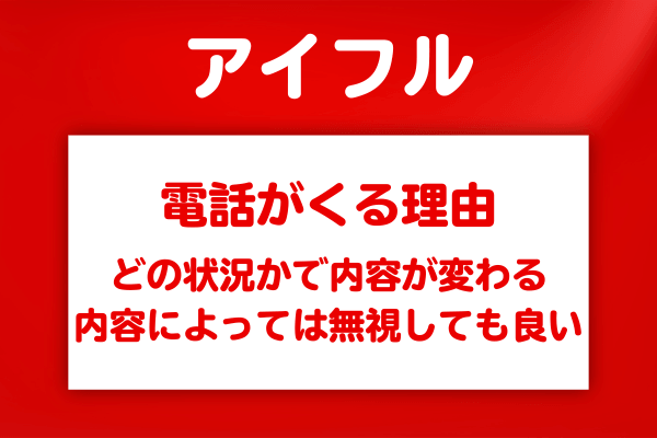 アイフルから電話がくる理由はタイミングで決まる