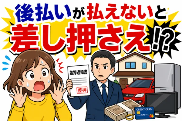 後払いが払えないままだと起こる可能性があること