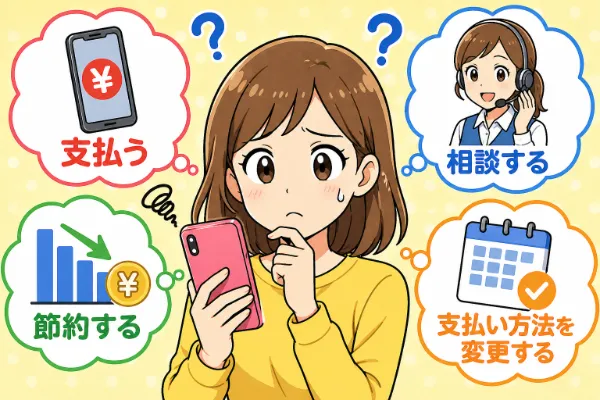 携帯代が払えないと感じたときにまずやるべきこと