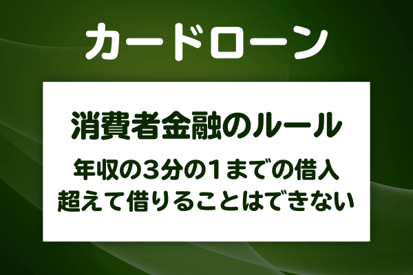 消費者金融だけに適用される総量規制というルールを理解する