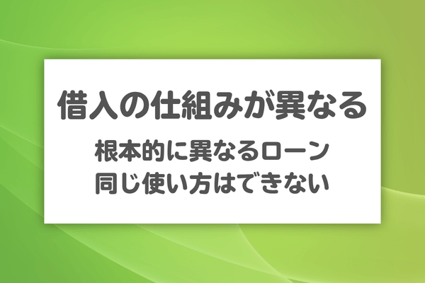 カードローンとフリーローンの基本的な違いと最も大きな違い