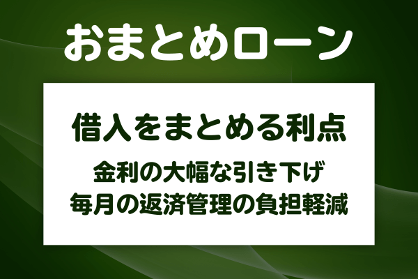 おまとめローンのメリット