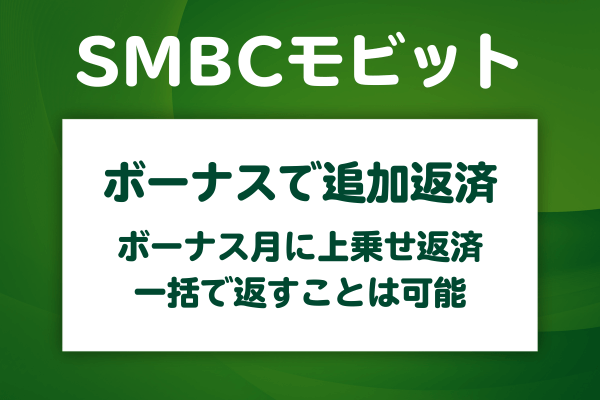 ボーナス時期にまとまった返済をする方法