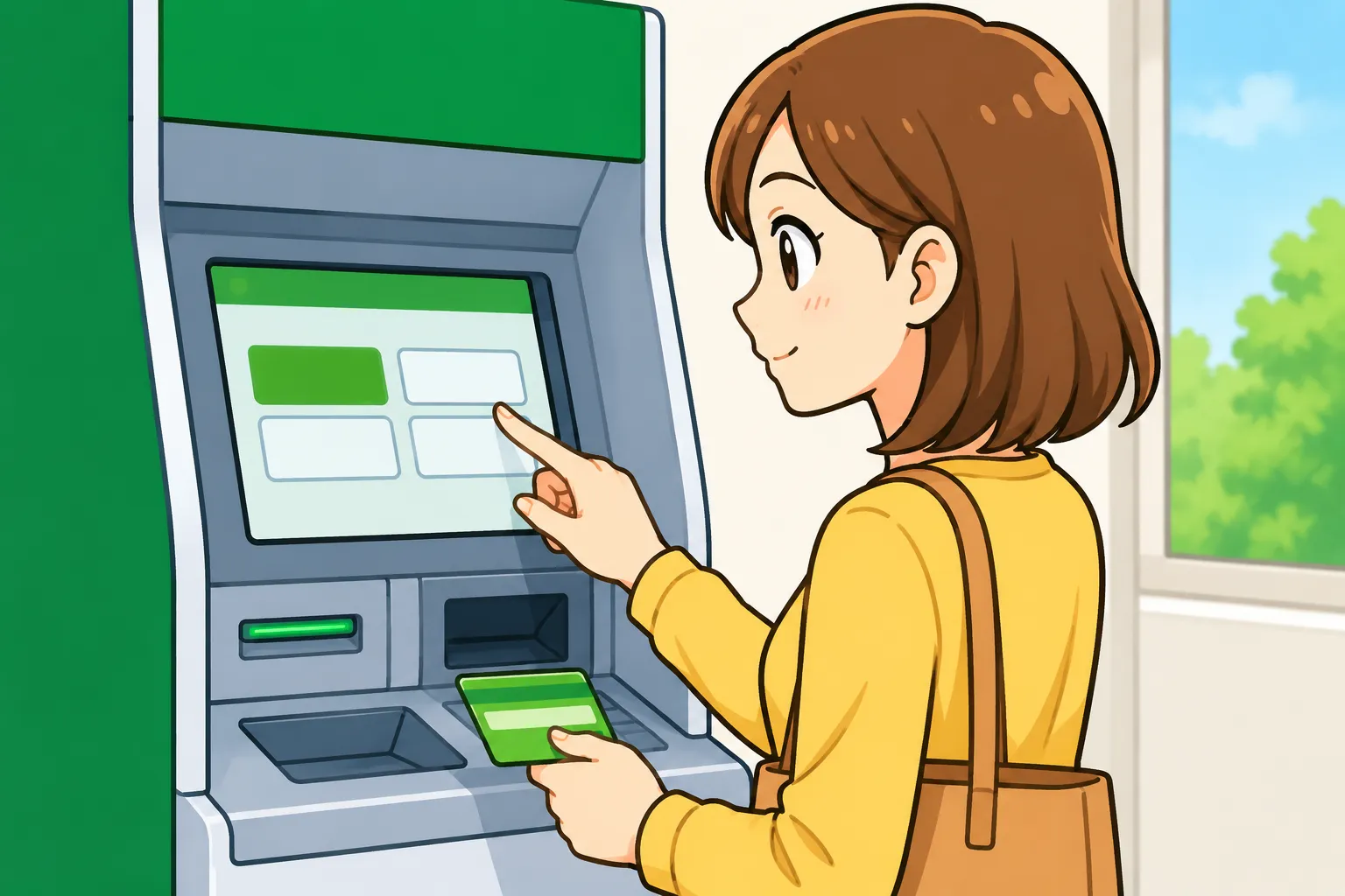 ゆうちょ銀行口座を使った振込キャッシングの手順