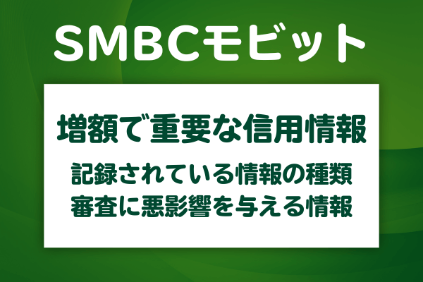増額審査で確認される信用情報とは