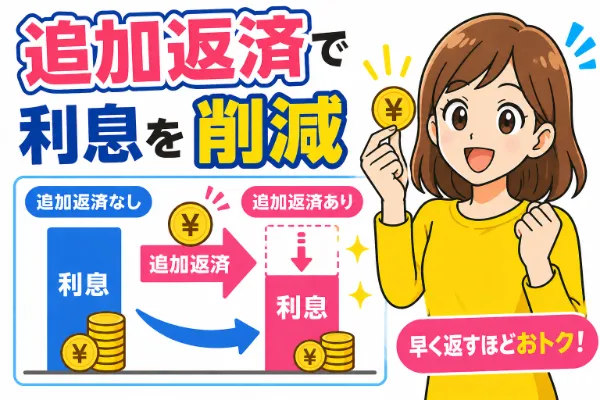 返済額を調整して利息を抑える方法