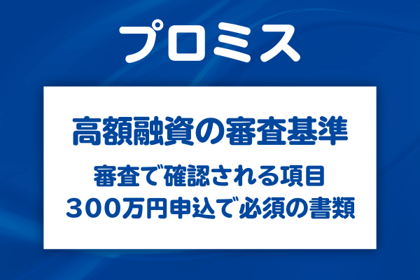 300万円の融資を受けるための審査基準と必要書類