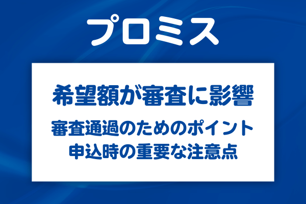 希望額の設定と審査通過のポイント