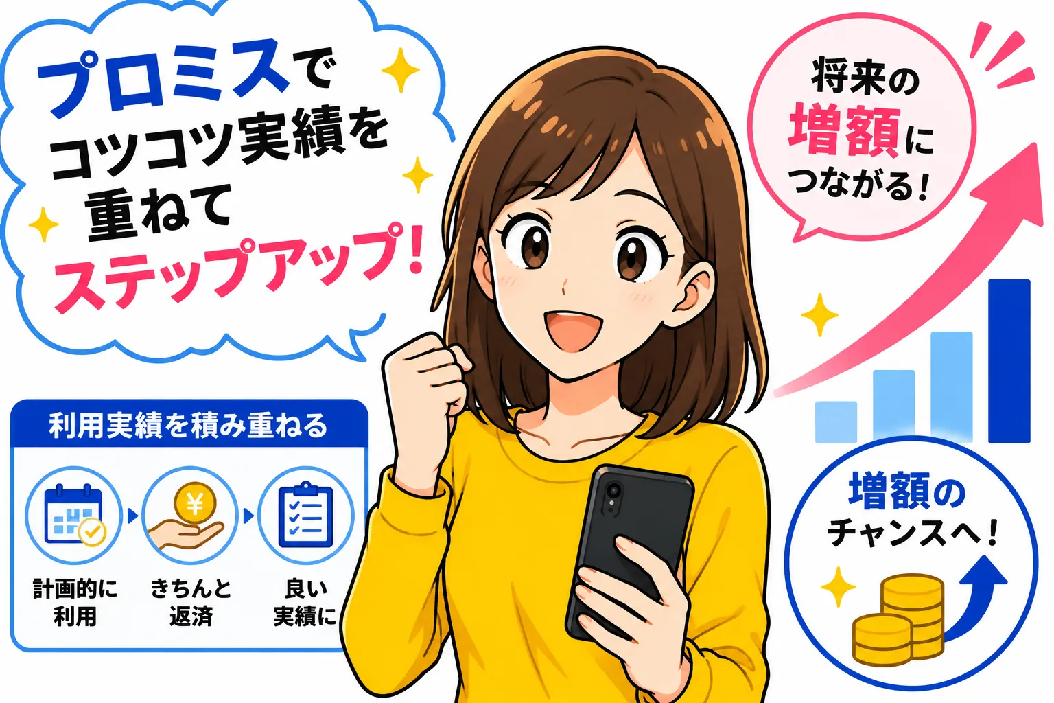 プロミスで今後に増額するための対策