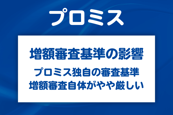 プロミスで増額できない理由【5】プロミス独自の審査基準による影響