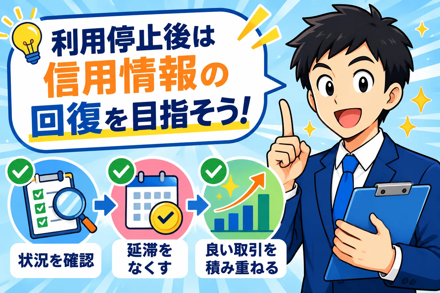 利用停止になった後に借入を再開する方法