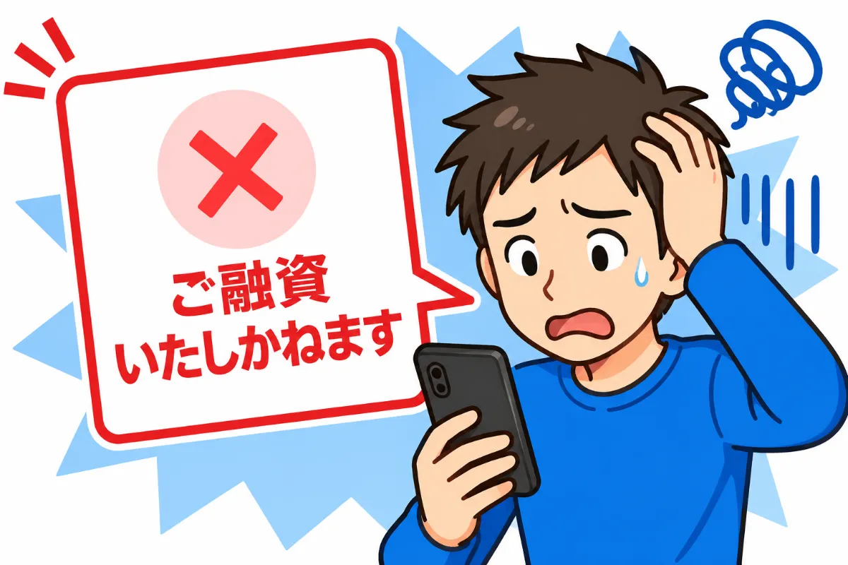 ご融資いたしかねますの意味って何?